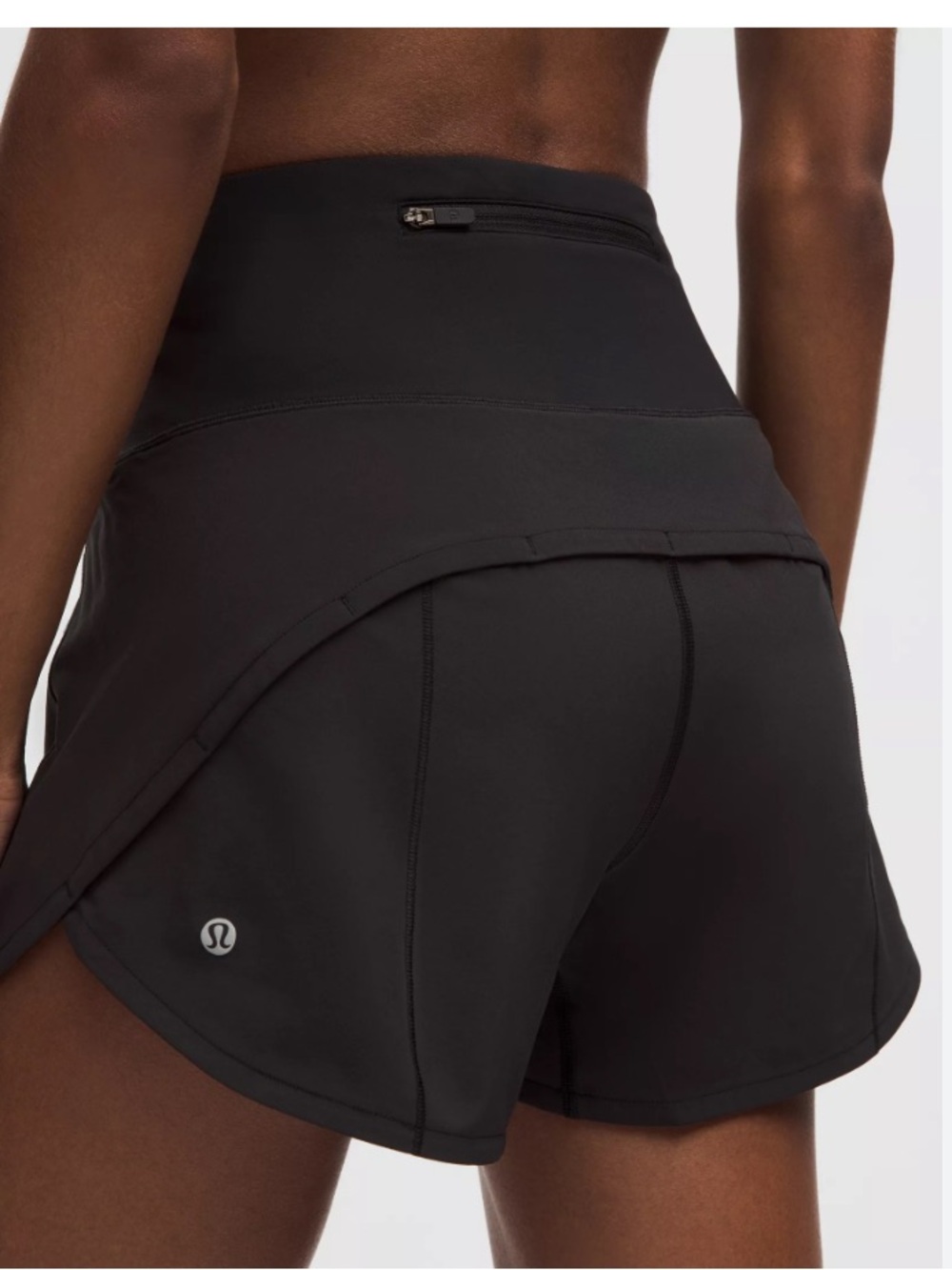 lululemon athletica Black Speed Up Lined 2.5" Shorts nwt